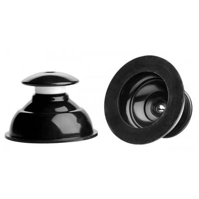 Plungers Extreme Suction Silicone Nipple Suckers - Black