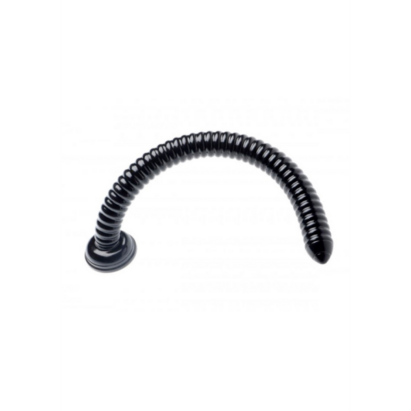 19 Inch Hosed Anal Snake - Bllack