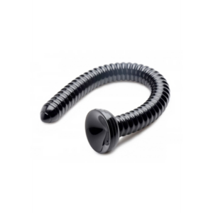 19 Inch Hosed Anal Snake - Bllack