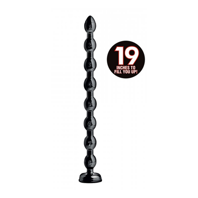 Hosed - 1.5" Beaded Hose -19" Long - Black