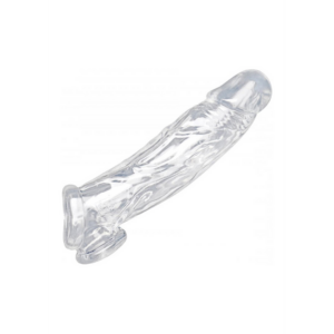 Realistic Clear Penis Enhancer and Ball Stretcher - Transparent