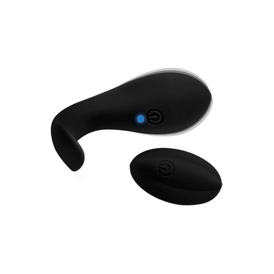 Dark Pod Rechargable Remote Control Vibrating Egg - Black