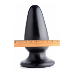 Gigantor XXXL Tapered Butt Plug - Black