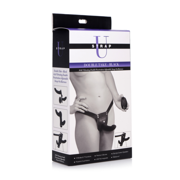 SU Double Take - Penetration - Strap-On Harness - Purple