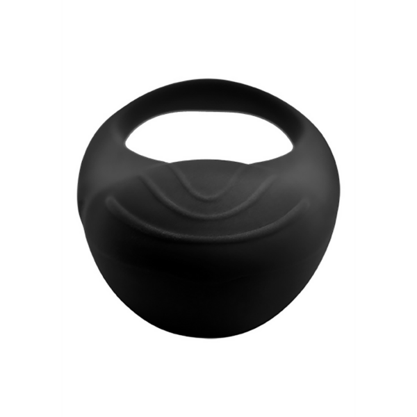 Vibrating Cock Ring with Remote Control - Black