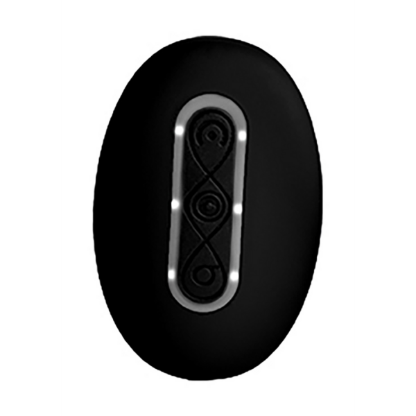 Vibrating Cock Ring with Remote Control - Black