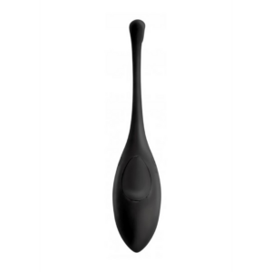 Silicone Vibrating Egg with Remote Control - Black