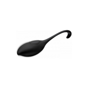 Silicone Vibrating Egg with Remote Control - Black