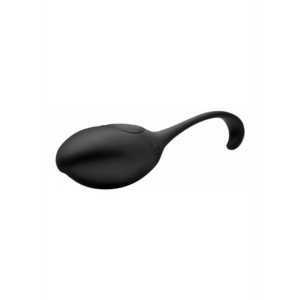 Silicone Vibrating Egg with Remote Control - Black