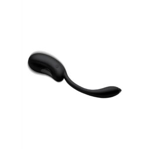 Silicone Vibrating Pod with Remote Control - Black