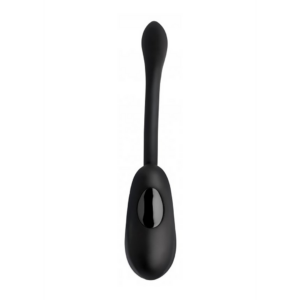 Silicone Vibrating Pod with Remote Control - Black