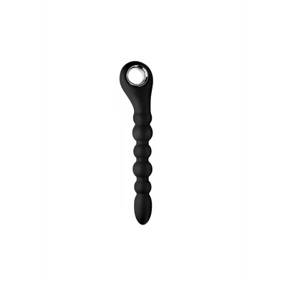 Dark Scepter 10x Vibrating Silicone Anal Beads