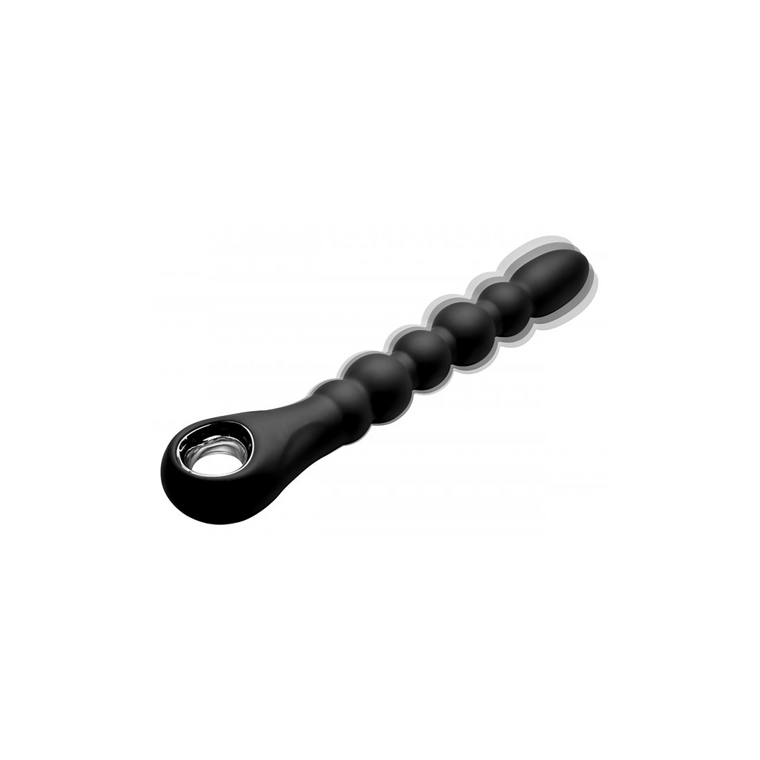 Dark Scepter 10x Vibrating Silicone Anal Beads