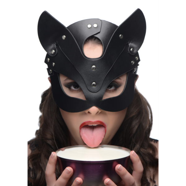 Naughty Kitty Cat Mask - Black