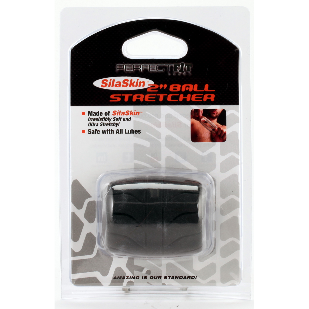 PerfectFit - SilaSkin  Ball Stretcher 2 inch - Black