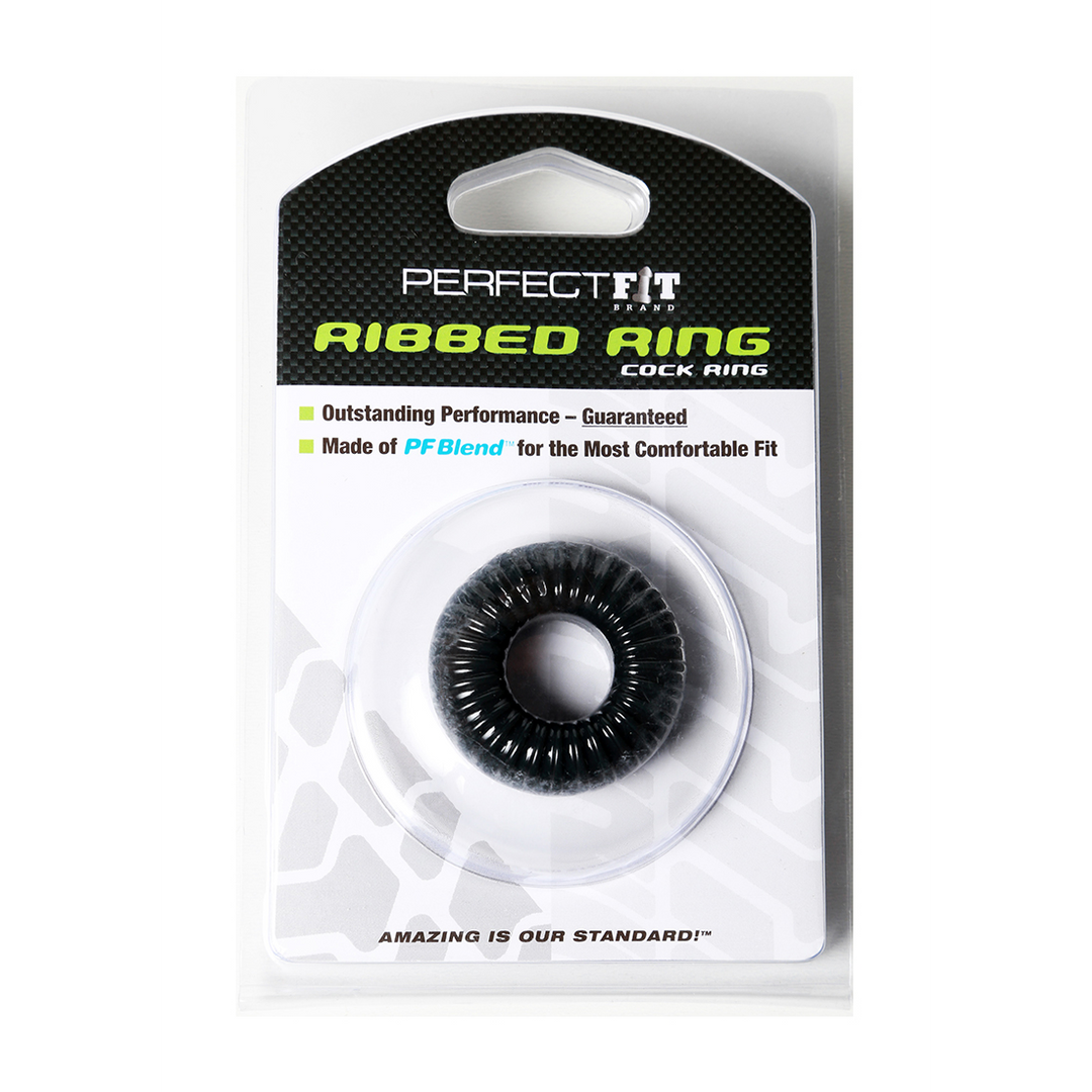 PerfectFit - Ribbed Ring - Black