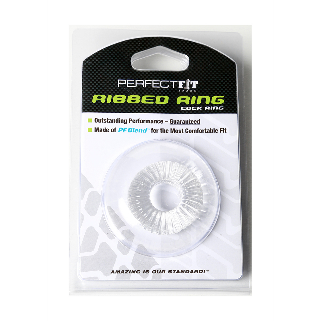 PerfectFit - Ribbed Ring - Transparent