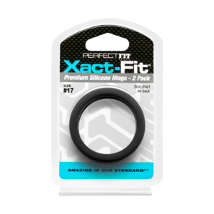 #17 Xact-Fit Cockring 2-Pack - Black