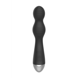 Remote Controlled E-Stim & Vibrating G/P-Spot Vibrator - Black