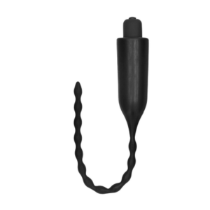 E-Stimulation Vibrating Urethral Sounding Plug - Black