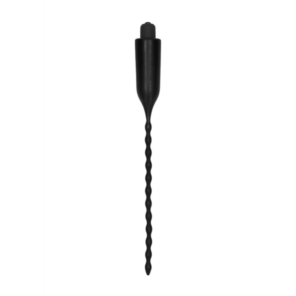 E-Stimulation Vibrating Urethral Sounding Plug - Black