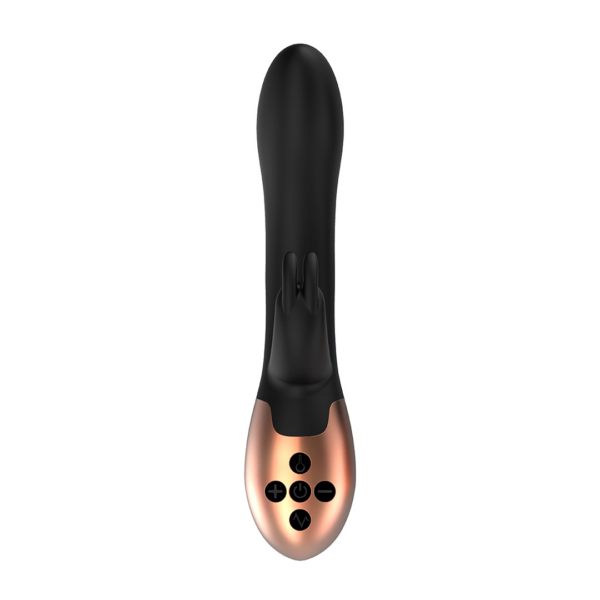 Elegance - Heating Rabbit Vibrator - Opulent - Black