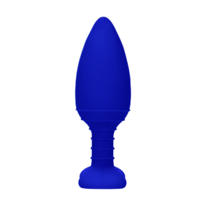 Elegance - Heating Anal Butt Plug - Glow - Blue