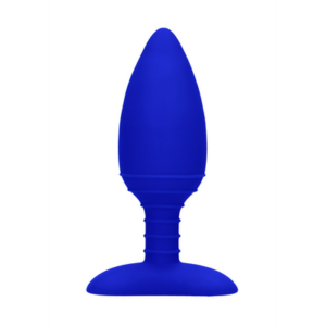 Elegance - Heating Anal Butt Plug - Glow - Blue