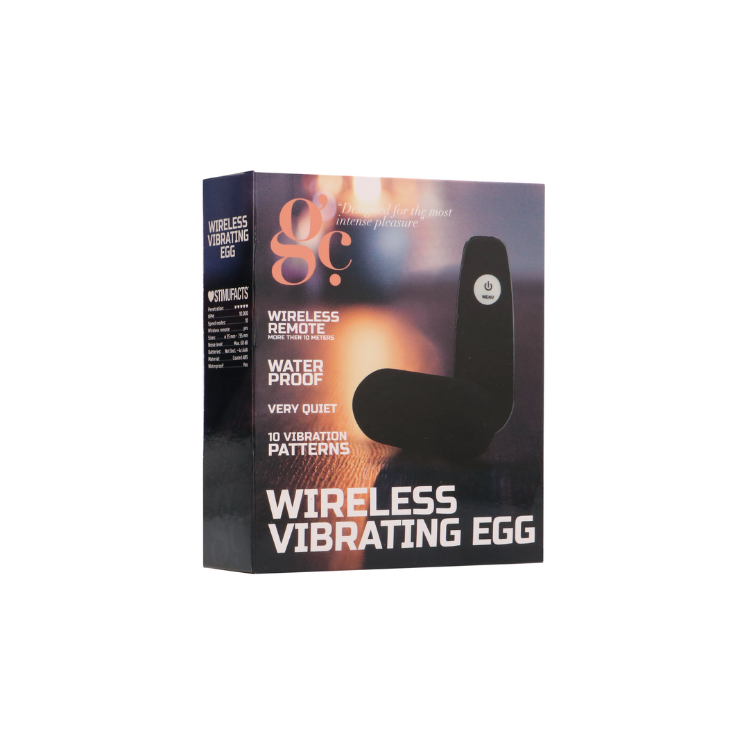 GC - Wireless vibrating egg - Black