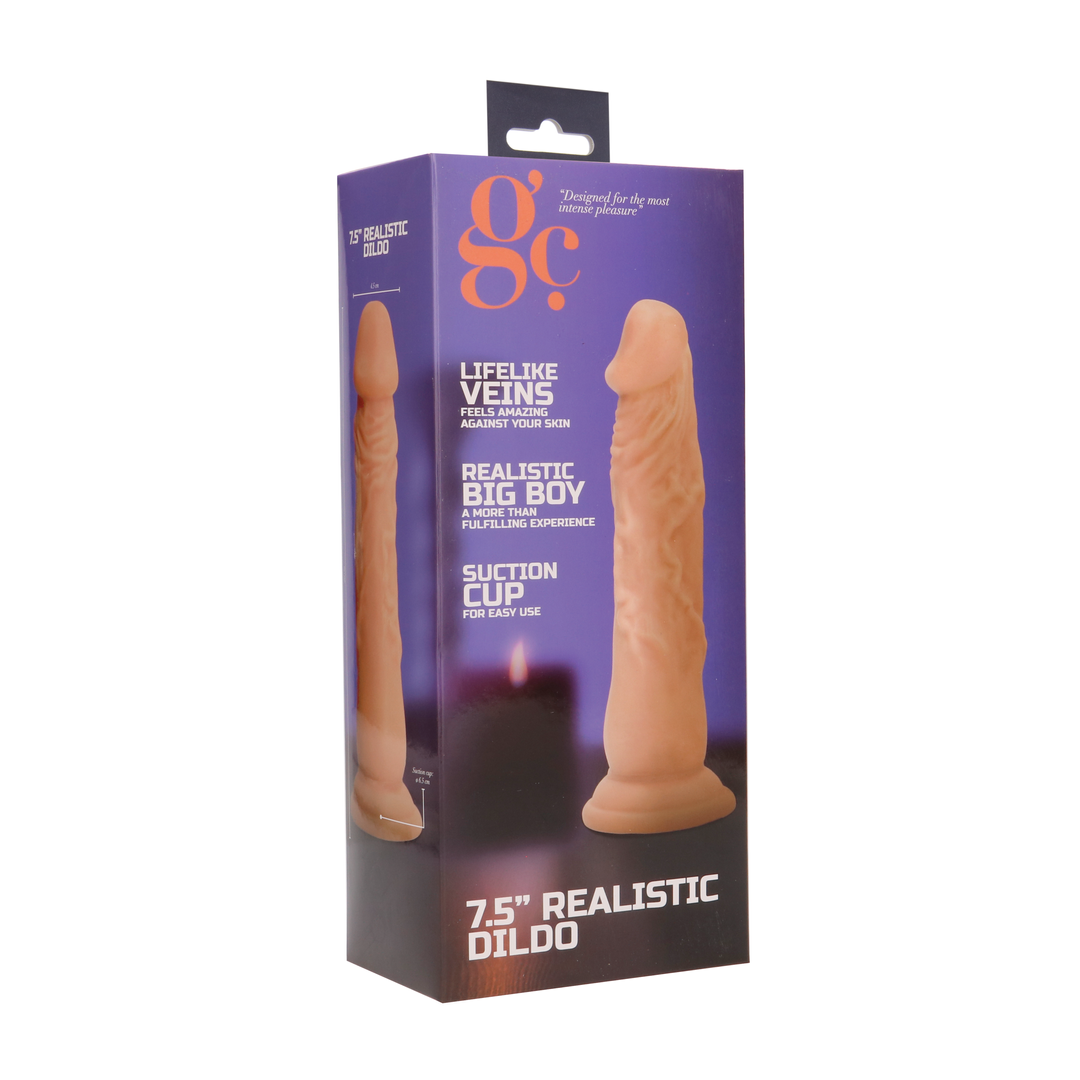 GC - 7.5 Inch Realistic Dildo - Flesh