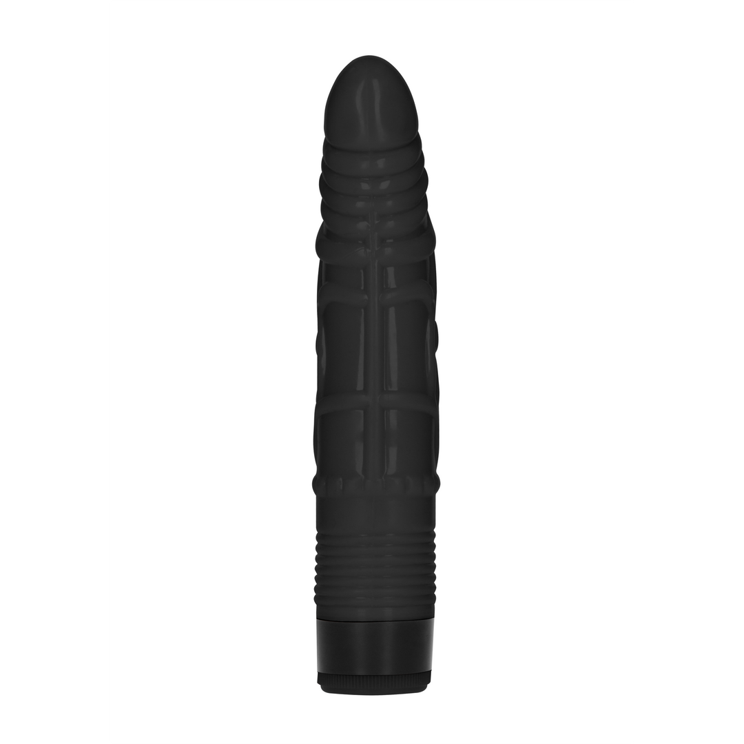 GC - 8 Inch Slight Realistic Dildo Vibe - Black