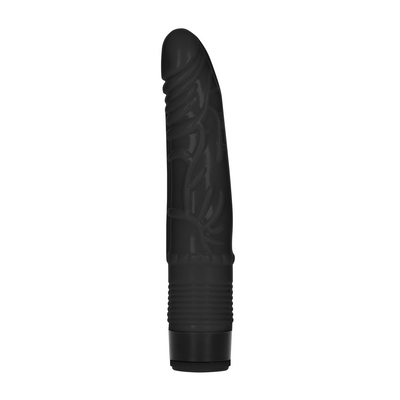 GC - 8 Inch Slight Realistic Dildo Vibe - Black