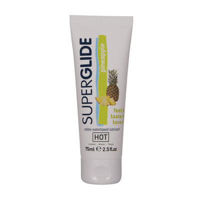 HOT Superglide edible lubricant waterbased - pineapple - 75 ml