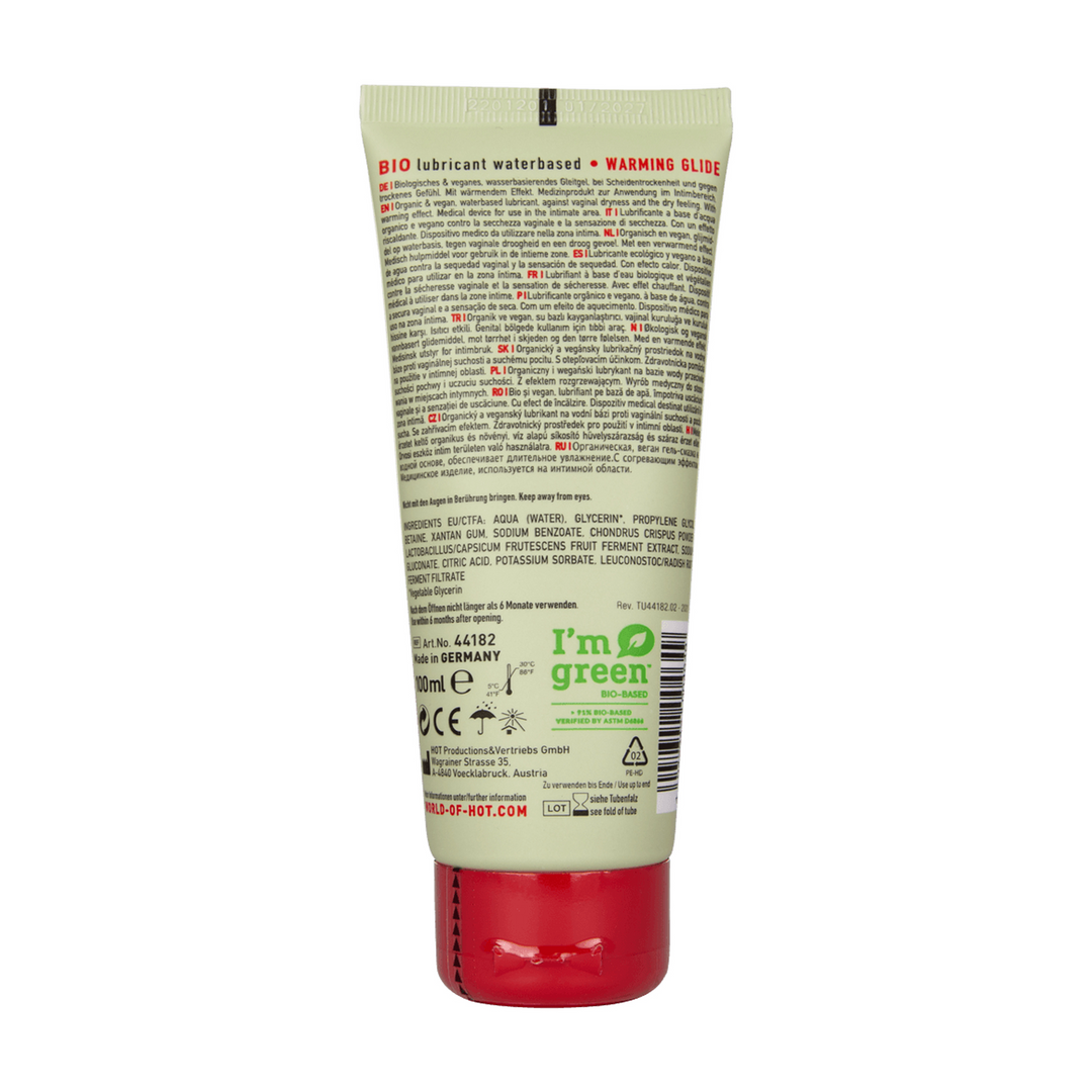 HOT BIO lubricant waterbased - warming - 100 ml