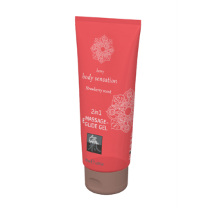 SHIATSU Massage- & Glide Gel 2in1 Strawberry