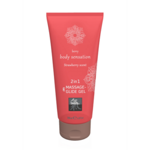 SHIATSU Massage- & Glide Gel 2in1 Strawberry