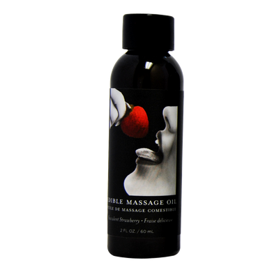 Strawberry Edible Massage Oil -- 2 oz