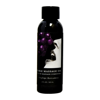 Grape Edible Massage Oil -- 2 oz