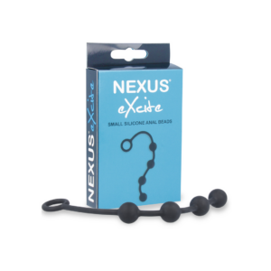 EXCITE Silicone Anal Beads - Black