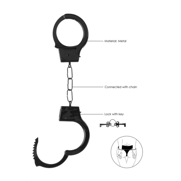 Beginner's Handcuffs Black (56gram)