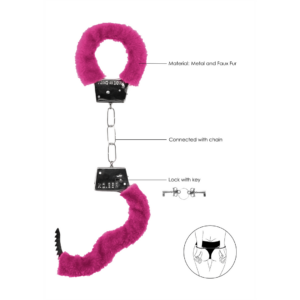 Beginner's Handcuffs Pink Furry (61gram)