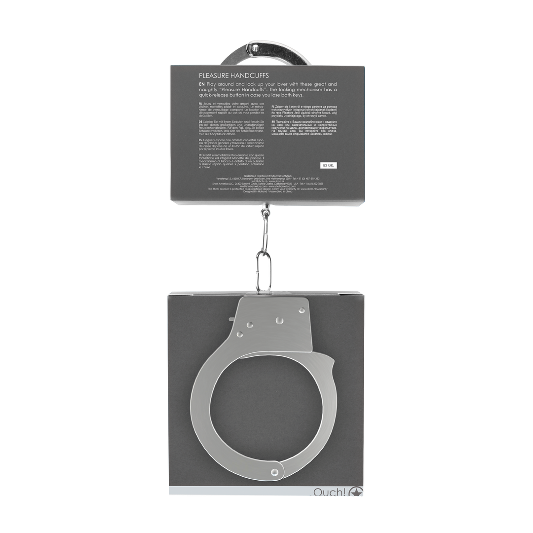 Pleasure Handcuffs Metal (83gram)