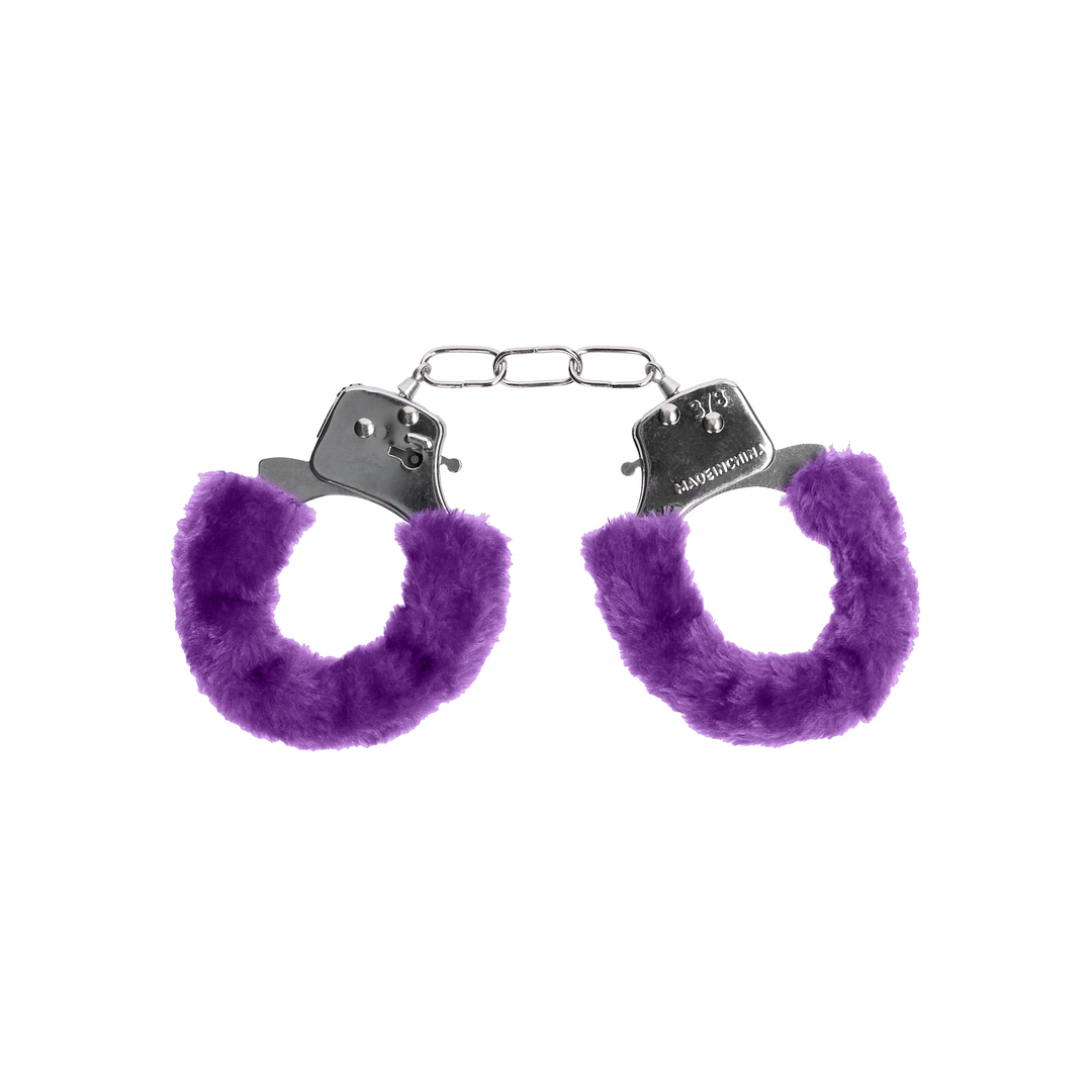 Pleasure Handcuffs Purple Furry (87gram)