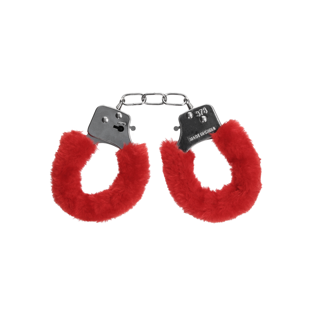 Pleasure Handcuffs Red Furry (87gram)