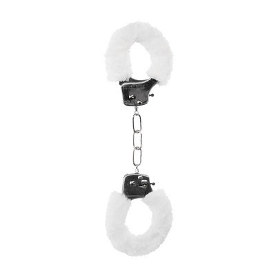 Pleasure Handcuffs White Furry (87gram)