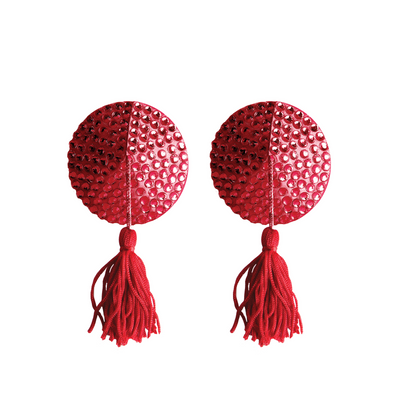 Nipple Tassels Round Red