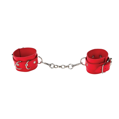 Leather Cuffs Red