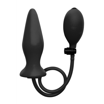 Inflatable Silicone Plug - Black