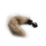 Fox Tail Buttplug - Black