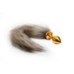 Fox Tail Buttplug - Gold